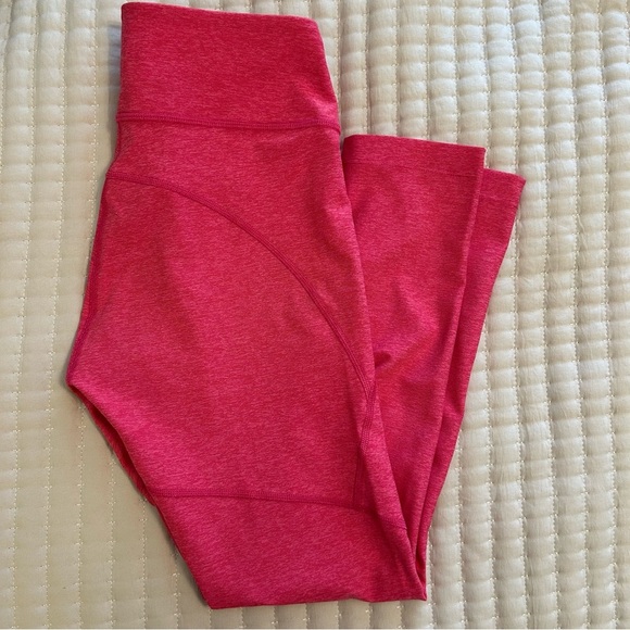NWT, Outdoor Voices 3/4 Warmup Leggings in Flamingo Pink, Size Small - Picture 11 of 12